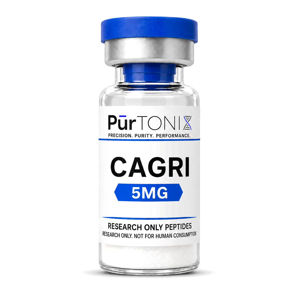Cagrilintide research peptide vial — 5mg lyophilized